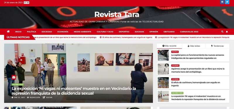 Cabecera del nuevo diario digital/TA.